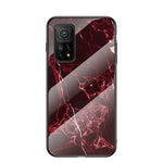 Marbling Pattern Tempered Glass+ PC Phone Shell with TPU Edge for Xiaomi Mi 10T Pro 5G / Mi 10T 5G
