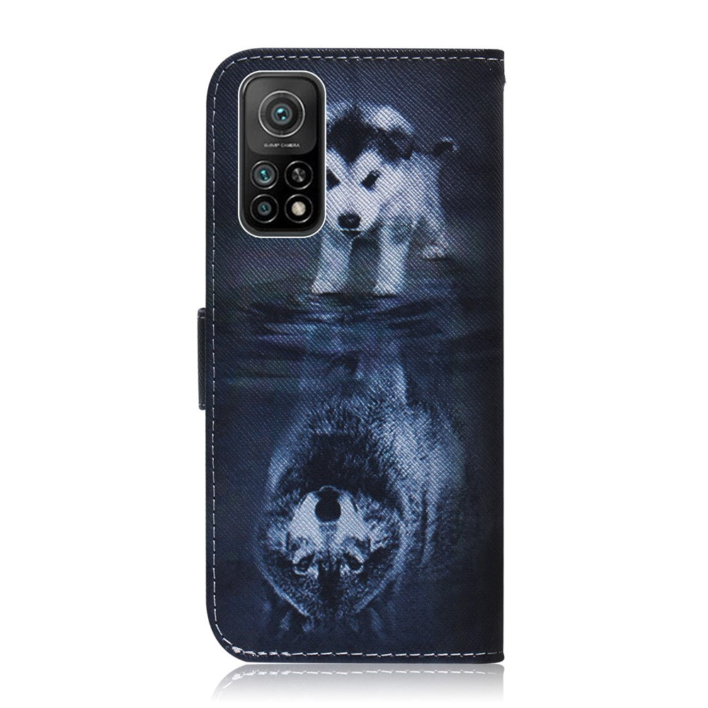 Patterned PU Leather Wallet Stand Case for Xiaomi Mi 10T 5G/10T Pro 5G/Redmi K30S Protector Cover