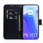 Patterned PU Leather Wallet Stand Case for Xiaomi Mi 10T 5G/10T Pro 5G/Redmi K30S Protector Cover