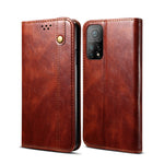 Vaxartad Crazy Horse-textur TPU + PU-läderskal för Xiaomi Mi 10T Pro 5G/Redmi K30S / Mi 10T 5G
