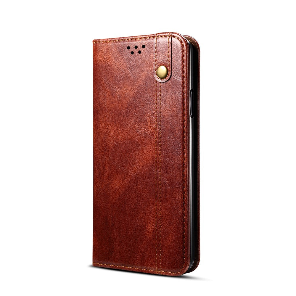 Vaxartad Crazy Horse-textur TPU + PU-läderskal för Xiaomi Mi 10T Pro 5G/Redmi K30S / Mi 10T 5G