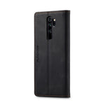 AUTSPACE A01 Series RFID Blocking Retro Matte Leather Case Wallet for Xiaomi Redmi Note 8 Pro