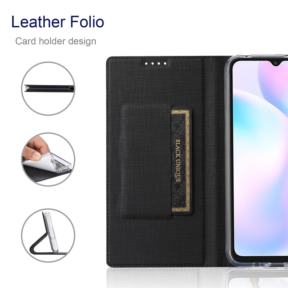 VILI DMX for Xiaomi Mi 10 Lite 5G/Redmi Note 9 Pro 5G Cross Texture Leather Stand Case