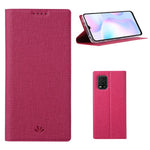 VILI DMX for Xiaomi Mi 10 Lite 5G/Redmi Note 9 Pro 5G Cross Texture Leather Stand Case