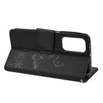 Imprint Butterfly Pattern Leather Wallet Phone Shell for Xiaomi Mi 10T 5G / Mi 10T Pro 5G / Redmi K30S
