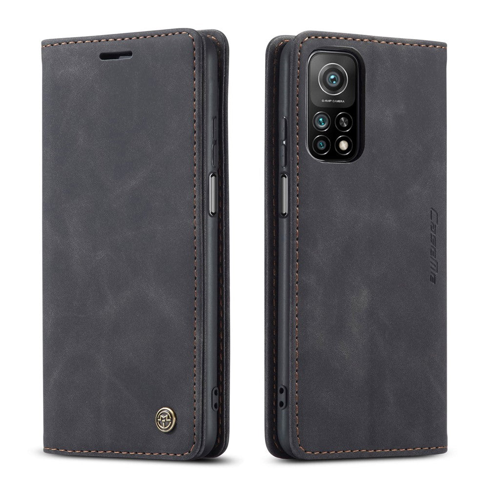 CASEME 013-serien självabsorberande läderfodral med stativ och plånboksfodral för Xiaomi Mi 10T 5G / Mi 10T Pro 5G