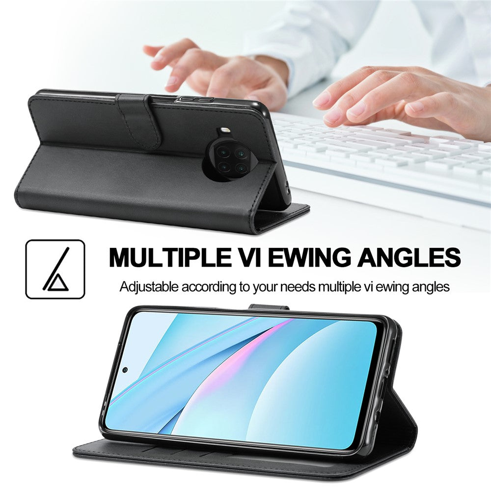 LC.IMEEKE Leather Wallet Case for Xiaomi Mi 10T Lite 5G / Redmi Note 9 Pro 5G / Mi 10i 5G Stand Shell