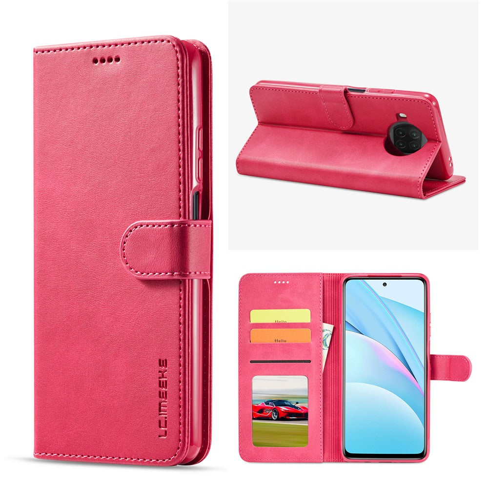 LC.IMEEKE Leather Wallet Case for Xiaomi Mi 10T Lite 5G / Redmi Note 9 Pro 5G / Mi 10i 5G Stand Shell