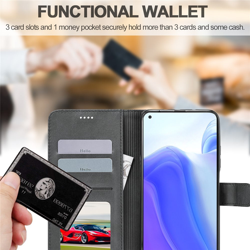 LC.IMEEKE Wallet Leather Protector for Xiaomi Mi 10T 5G/10T Pro 5G/Redmi K30S Stand Shell
