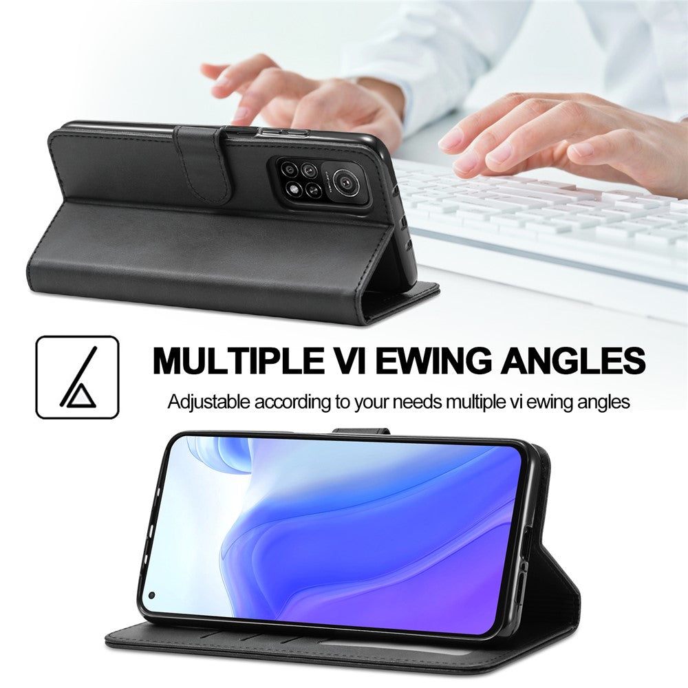 LC.IMEEKE Wallet Leather Protector for Xiaomi Mi 10T 5G/10T Pro 5G/Redmi K30S Stand Shell