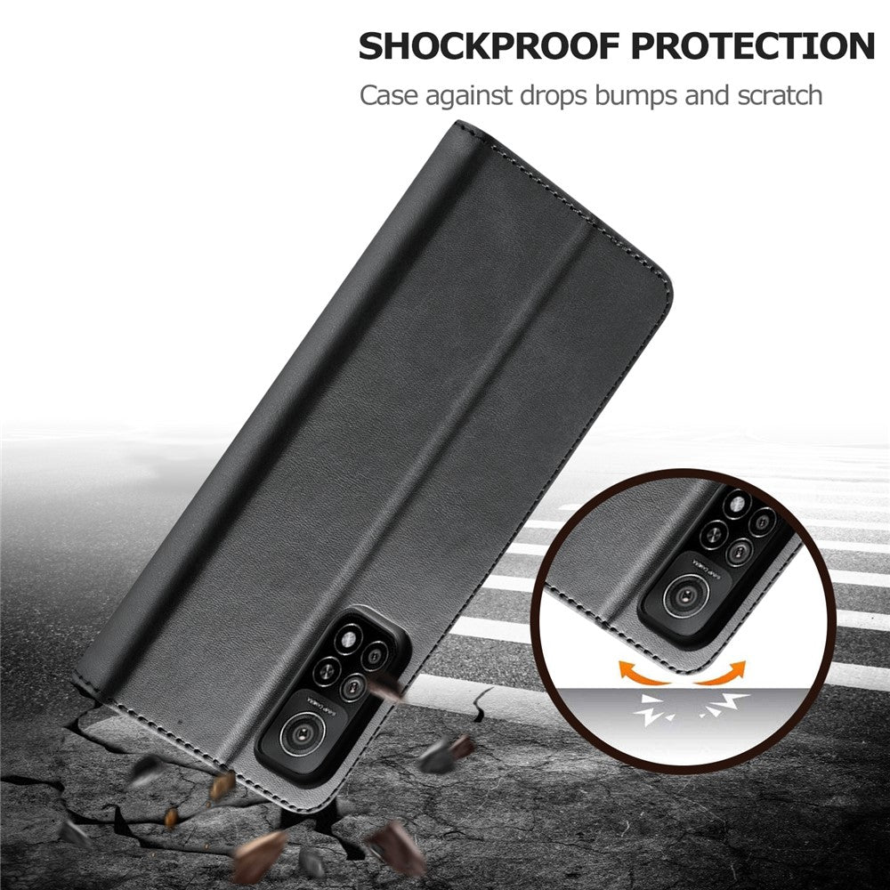 LC.IMEEKE Wallet Leather Protector for Xiaomi Mi 10T 5G/10T Pro 5G/Redmi K30S Stand Shell