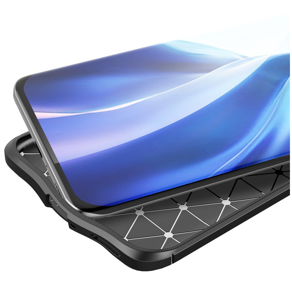 Four Corner Cushion Litchi Texture Soft TPU Protector for Xiaomi Mi 11 Mobile Phone Cover