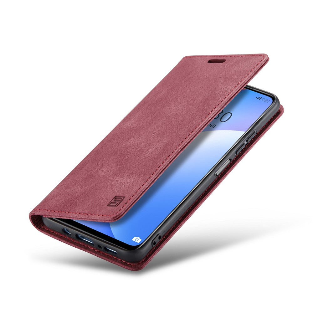 AUTSPACE A01 Series RFID Blocking Retro Matte Leather Case Wallet for Xiaomi Mi 10T Lite 5G/ Mi 10i 5G/Note 9 Pro 5G