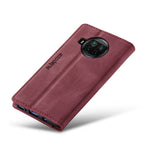 AUTSPACE A01 Series RFID Blocking Retro Matte Leather Case Wallet for Xiaomi Mi 10T Lite 5G/ Mi 10i 5G/Note 9 Pro 5G
