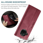 AUTSPACE A01 Series RFID Blocking Retro Matte Leather Case Wallet for Xiaomi Mi 10T Lite 5G/ Mi 10i 5G/Note 9 Pro 5G
