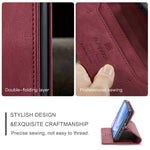 AUTSPACE A01 Series RFID Blocking Retro Matte Leather Case Wallet for Xiaomi Mi 10T Lite 5G/ Mi 10i 5G/Note 9 Pro 5G