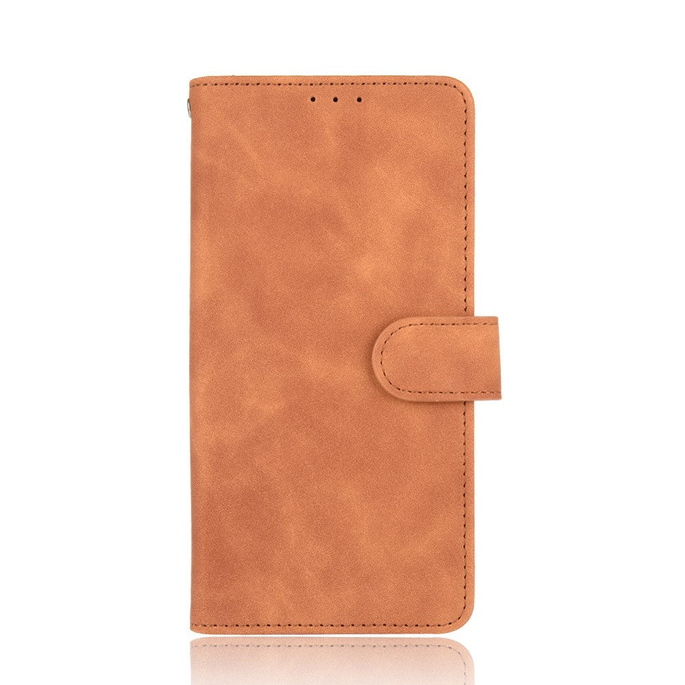 For Xiaomi Redmi Note 9 5G/Redmi Note 9T 5G Skin-touch Feeling PU Leather Wallet Design Case with Stand