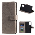 Imprinted Mandala Flower Wallet Leather Case with Strap for Xiaomi Poco M3