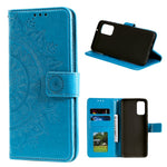Imprinted Mandala Flower Wallet Leather Case with Strap for Xiaomi Poco M3
