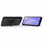 PC TPU Hybrid Finger Ring Holder Kickstand Case for Xiaomi Redmi Note 9 4G (Qualcomm Snapdragon 662)/9 Power/9T