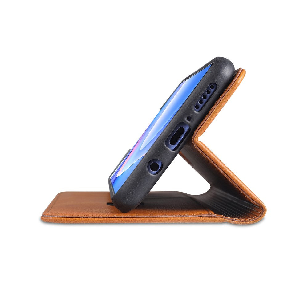 AZNS Auto-absorbed Leather Shell Stand Case for Xiaomi Mi 10T Lite 5G/10i 5G/Redmi Note 9 Pro 5G