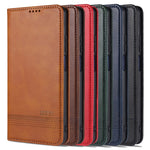 AZNS Auto-absorbed Leather Shell Stand Case for Xiaomi Mi 10T Lite 5G/10i 5G/Redmi Note 9 Pro 5G