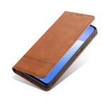AZNS Auto-absorbed Leather Shell Stand Case for Xiaomi Mi 10T Lite 5G/10i 5G/Redmi Note 9 Pro 5G