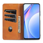 AZNS Auto-absorbed Leather Shell Stand Case for Xiaomi Mi 10T Lite 5G/10i 5G/Redmi Note 9 Pro 5G