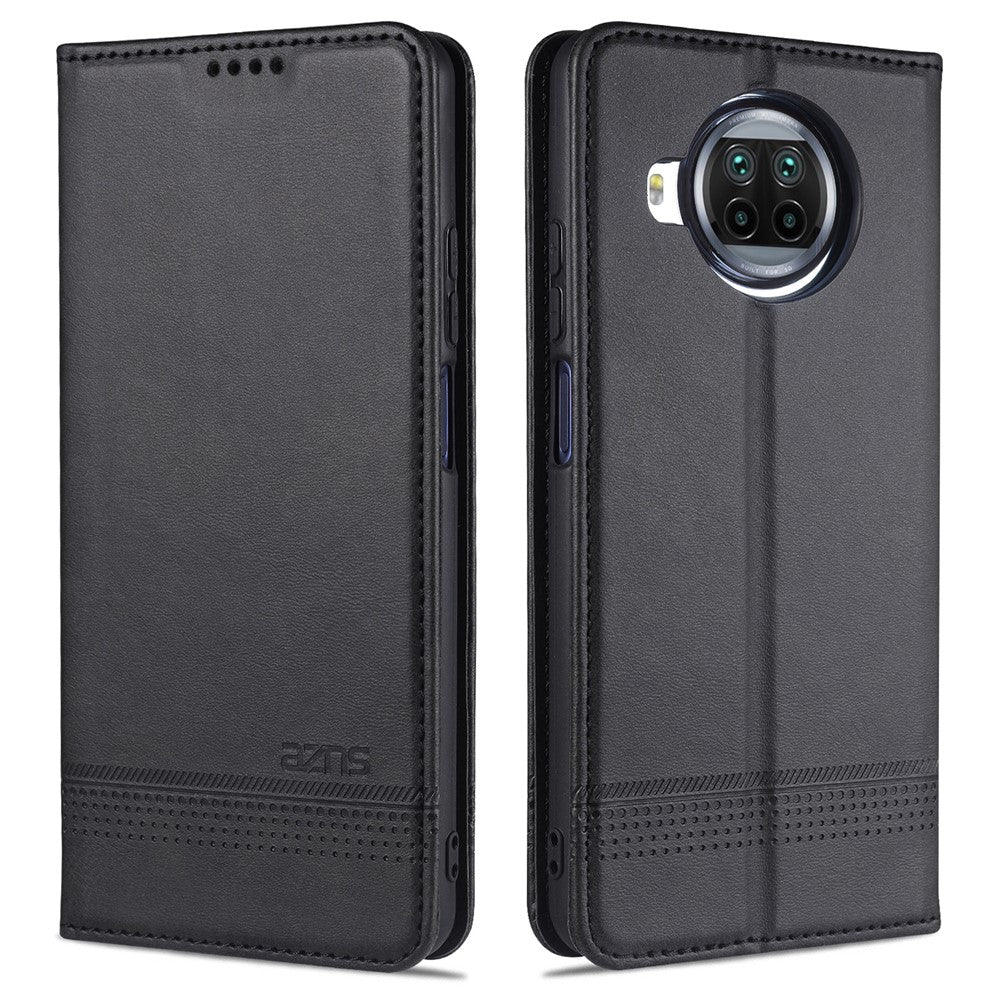 AZNS Auto-absorbed Leather Shell Stand Case for Xiaomi Mi 10T Lite 5G/10i 5G/Redmi Note 9 Pro 5G