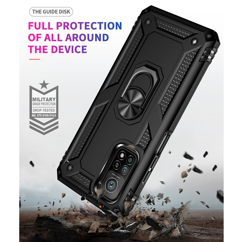 Armor Anti-fall Hybrid PC + TPU Skal för Xiaomi Mi 10T Pro 5G/Mi 10T 5G/Redmi K30S Stativ mobilskal