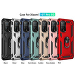 Armor Anti-fall Hybrid PC + TPU Skal för Xiaomi Mi 10T Pro 5G/Mi 10T 5G/Redmi K30S Stativ mobilskal