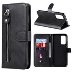 Zipper Pocket Leather Wallet Stand Case for Xiaomi Mi 10T 5G / Mi 10T Pro 5G / Redmi K30S