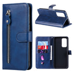 Zipper Pocket Leather Wallet Stand Case for Xiaomi Mi 10T 5G / Mi 10T Pro 5G / Redmi K30S