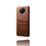 PU Leather+Plastic Case with 2 Card Slots for Xiaomi Redmi Note 9T 5G / Note 9 5G