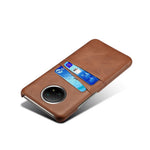 PU Leather+Plastic Case with 2 Card Slots for Xiaomi Redmi Note 9T 5G / Note 9 5G
