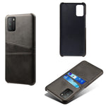 PC + PU-læderbeklædt etui med to kortpladser til Xiaomi Redmi Note 9 4G (Qualcomm Snapdragon 662) / Xiaomi Poco M3 / Xiaomi Redmi 9 Power / Xiaomi Redmi 9T