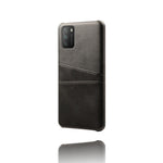 PC + PU-læderbeklædt etui med to kortpladser til Xiaomi Redmi Note 9 4G (Qualcomm Snapdragon 662) / Xiaomi Poco M3 / Xiaomi Redmi 9 Power / Xiaomi Redmi 9T
