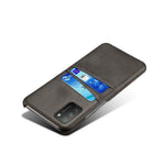PC + PU-læderbeklædt etui med to kortpladser til Xiaomi Redmi Note 9 4G (Qualcomm Snapdragon 662) / Xiaomi Poco M3 / Xiaomi Redmi 9 Power / Xiaomi Redmi 9T