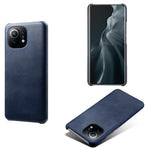 PU Leather Coated PC Phone Case for Xiaomi Mi 11