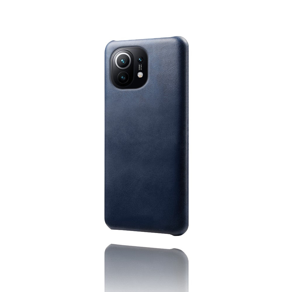 PU Leather Coated PC Phone Case for Xiaomi Mi 11