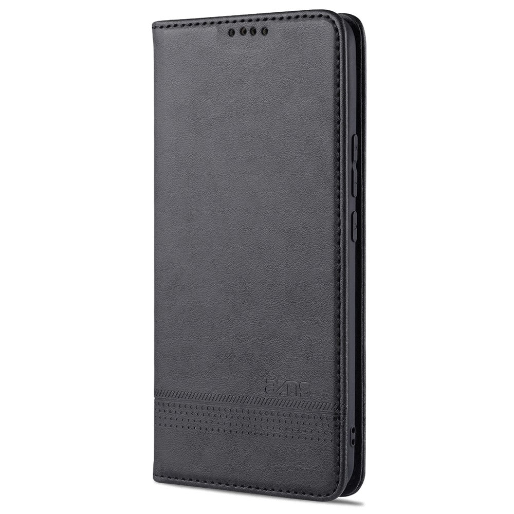 AZNS Auto-absorbed Magnetic Stand Wallet Leather Mobile Shell Case for Xiaomi Mi 11