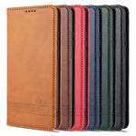 AZNS Auto-absorbed Magnetic Stand Wallet Leather Mobile Shell Case for Xiaomi Mi 11