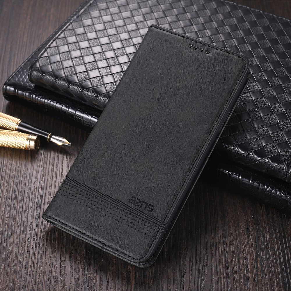 AZNS Auto-absorbed Magnetic Stand Wallet Leather Mobile Shell Case for Xiaomi Mi 11