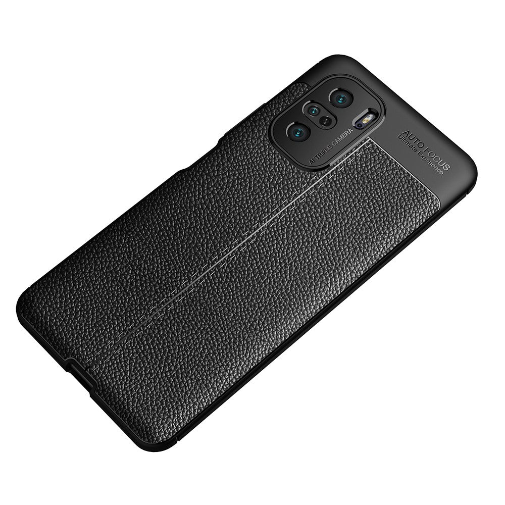 Litchi Texture Soft TPU Protector Mobile Phone Cover for Xiaomi Redmi K40/Redmi K40 Pro/Mi 11i 5G/Poco F3