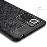 Litchi Grain Soft TPU Protector Mobile Phone Cover Case for Xiaomi Redmi Note 10 Pro