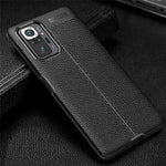 Litchi Grain Soft TPU Protector Mobile Phone Cover Case for Xiaomi Redmi Note 10 Pro