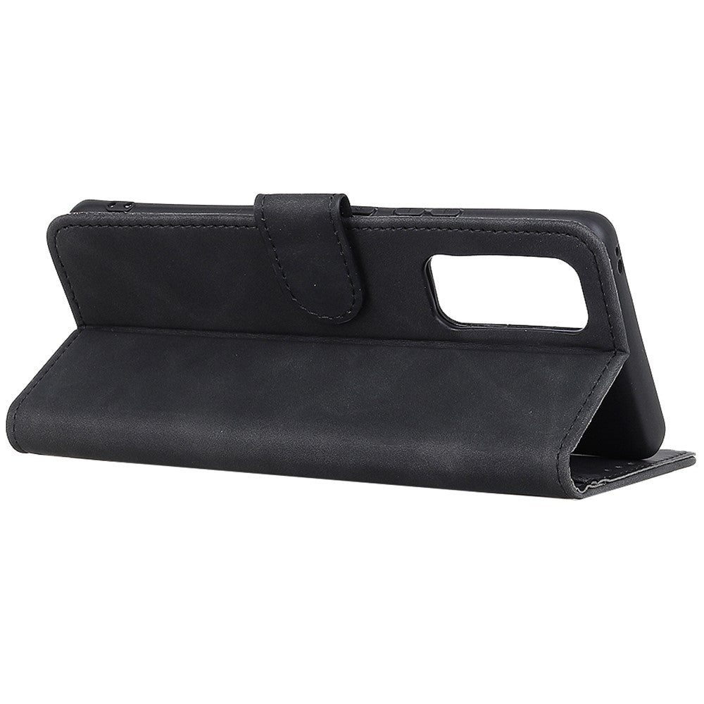 KHAZNEH Retro PU Leather Case for Xiaomi Redmi Note 10 Pro (Global), Stand Function Flip Magnetic Wallet Phone Cover