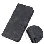 KHAZNEH Wallet Design Retro Style Folio Flip PU Leather Case Shell for Xiaomi Poco M5s 4G / Redmi Note 10 4G / Note 10S 4G
