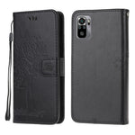Owl Pattern Printing Design Leather Wallet Phone Cover for Xiaomi Poco M5s 4G / Redmi Note 10 4G / Note 10S 4G