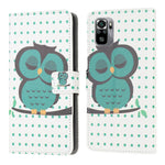 Mönstertryck Läderskyddande Plånboksfodral mobilskal för Xiaomi Poco M5s 4G / Redmi Note 10 4G / Note 10S 4G
